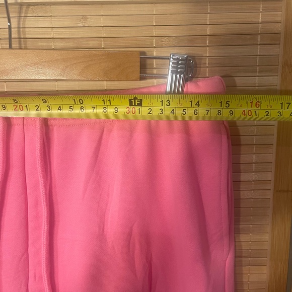 JEKAOYI Wide Leg Sweatpants Women High Waisted Baggy pink pants NWT medium - Picture 8 of 8